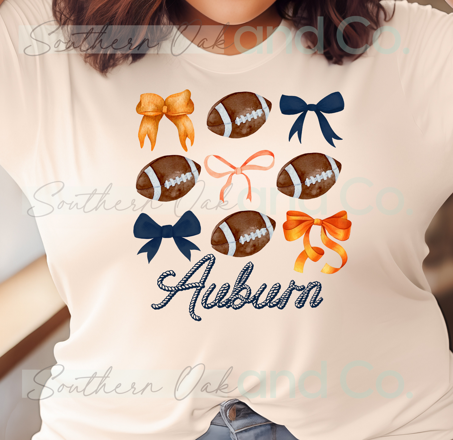 Auburn And bows