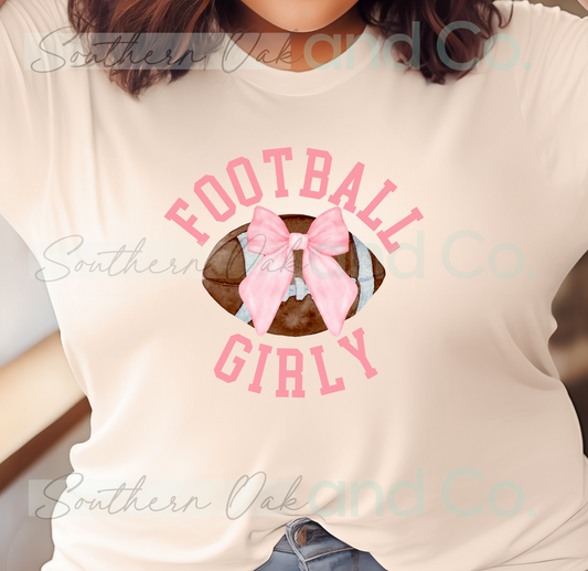 Pink Football Girly