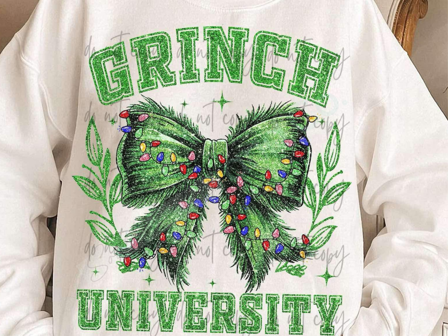 Glitter Green Guy University